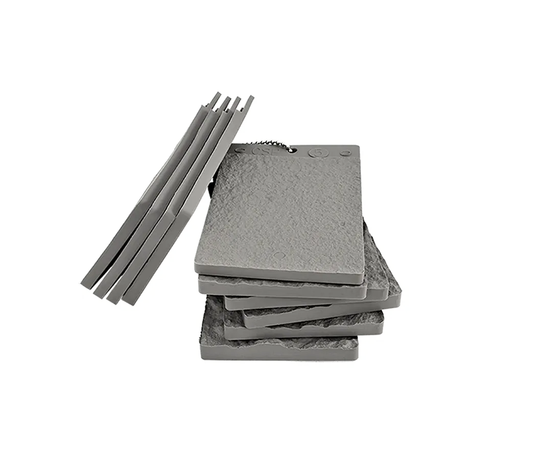 ICRI-Betonoberflächenprofil-Platten (Set, 10 Stück) ICRI-Betonoberflächenprofil-Platten (Set, 10 Stück)