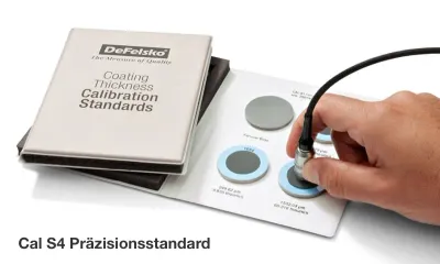 Cal S4 DeFelsko Schichtdicken-Kalibriernormale zertifizierte Metallplatten NIST-rückführbar