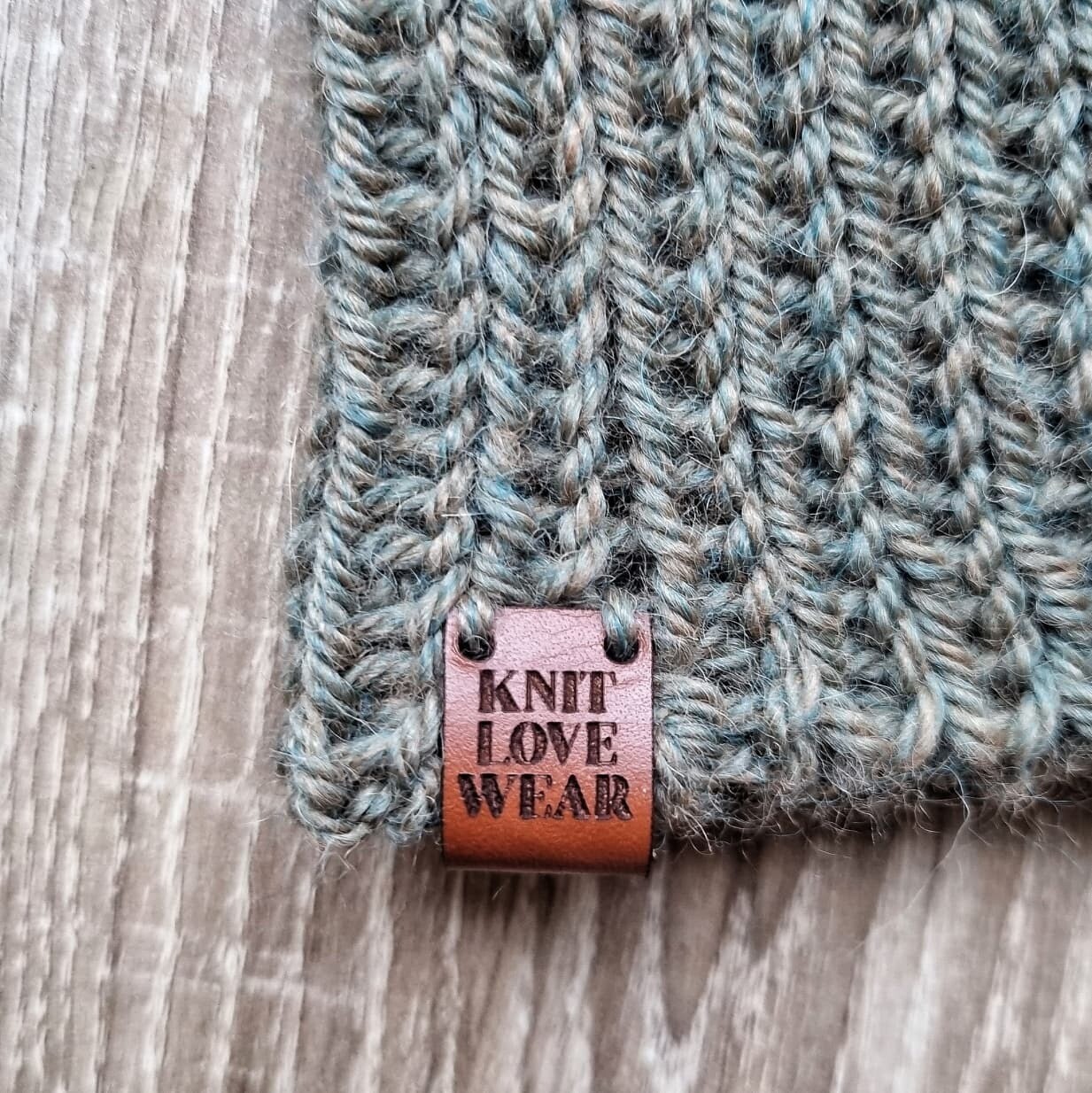 Knit Love Wear - Læder tag