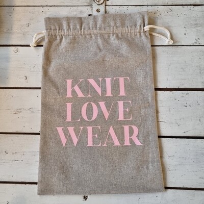 Knit Love Wear - Pose/drawstring bag