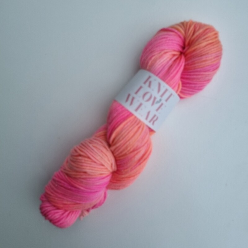 Paradise Sunset - Glitter Merino Sock DK