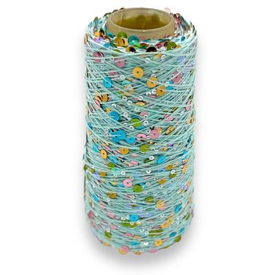 Mint Multi - Paillette garn 200g