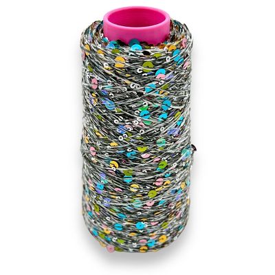 Grey  - Paillette garn 200g