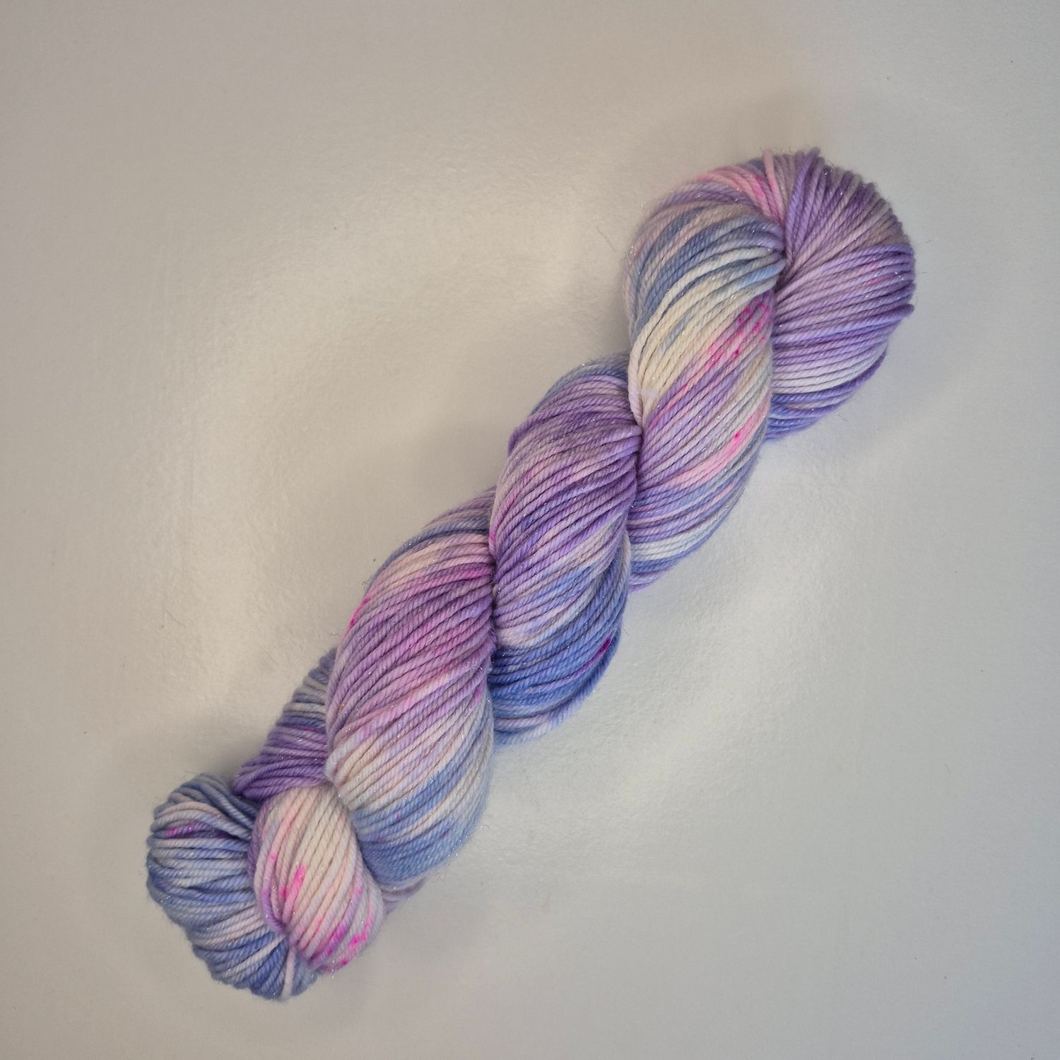 Purple Soul - Glitter Merino Sock DK