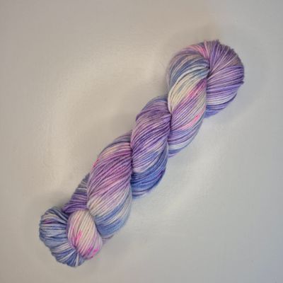 Purple Soul - Glitter Merino Sock DK