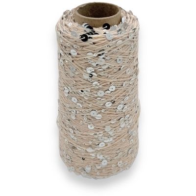 Elfi Silver - Paillette garn 200g  