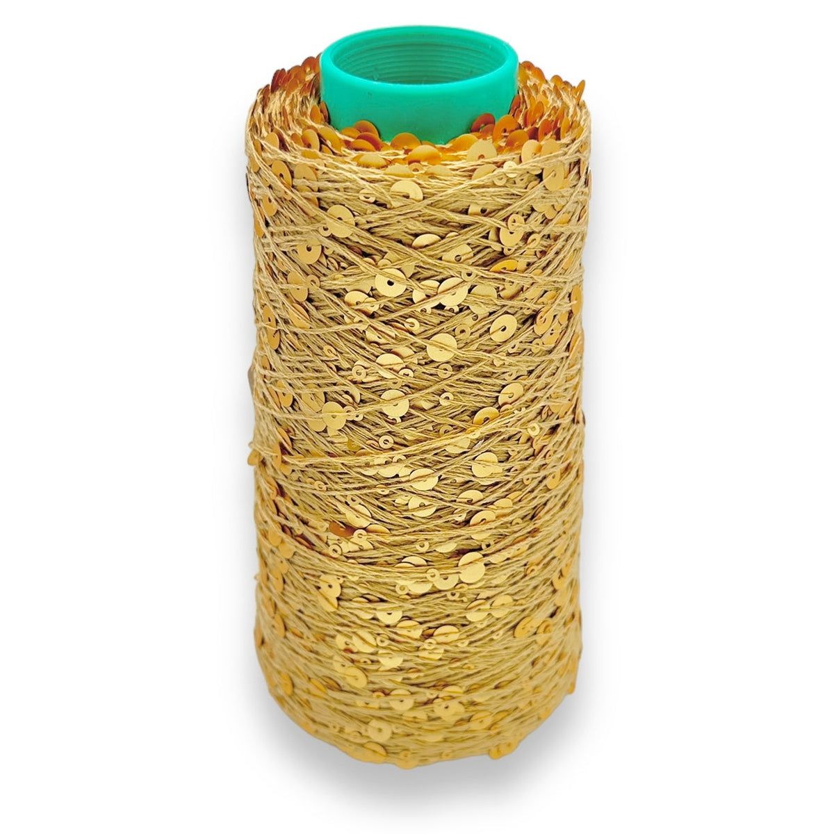 Beige - Paillette garn 200g 