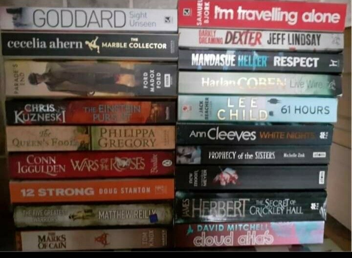 Various paperback books £1 each plus postage please read description.