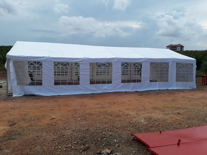 40 ft x 20 ft PVC TARP500GSM PARTY/OPERATION ROOM...FIRM INTERLOCK