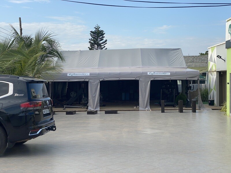 30x30ft Outdoor Gym Space