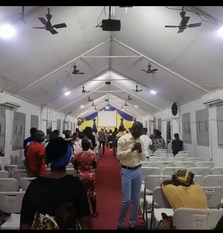 20x100ft Church Tent