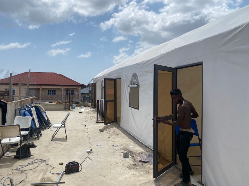 20FT X 50 FT CHURCH TENT 100 PEOPLE CAPACITY CUSTOM NAME/LOGO