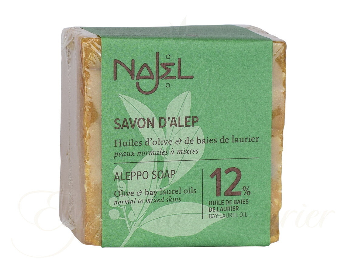 Savon d’ALEP
12% huile de Laurier