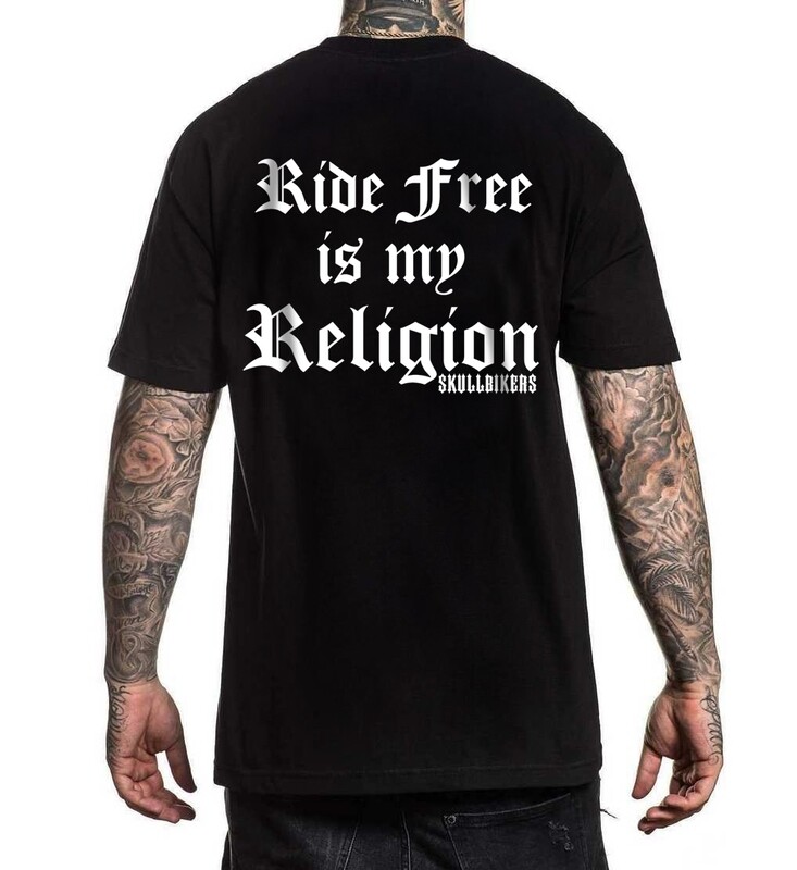 CAMISETA RIDE FREE IS MY RELIGION