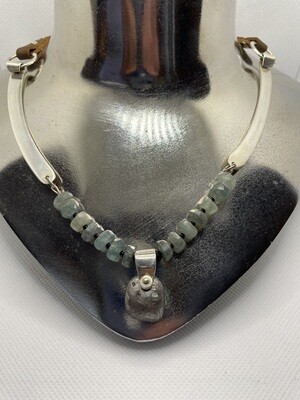 Muoniona Lusta Meteorite necklace