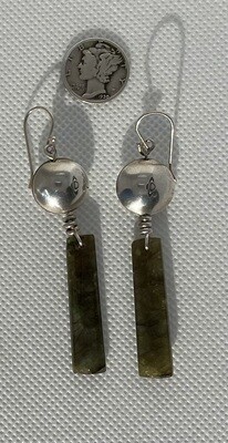 Labradorite drop earrings