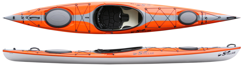 Stellar 14&#39; Low Volume Touring Kayak (S14 LV) - Advantage - With Paid Deposit With Rudder Install