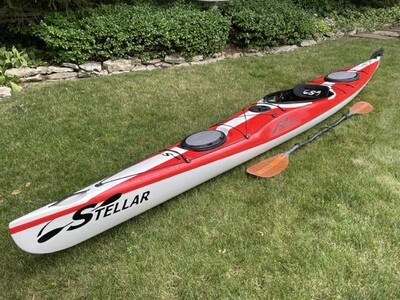Stellar 16' Touring Kayak ( S16 G2) -  Used one Season (Comes with Cockpit Cover and Carbon Fibre Paddle)