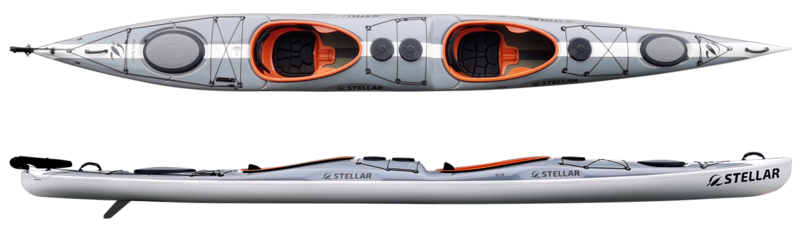 Stellar ST19&#39;  Touring Kayak (ST 19 MOD) - Single or Tandem Multi- Sport Modular