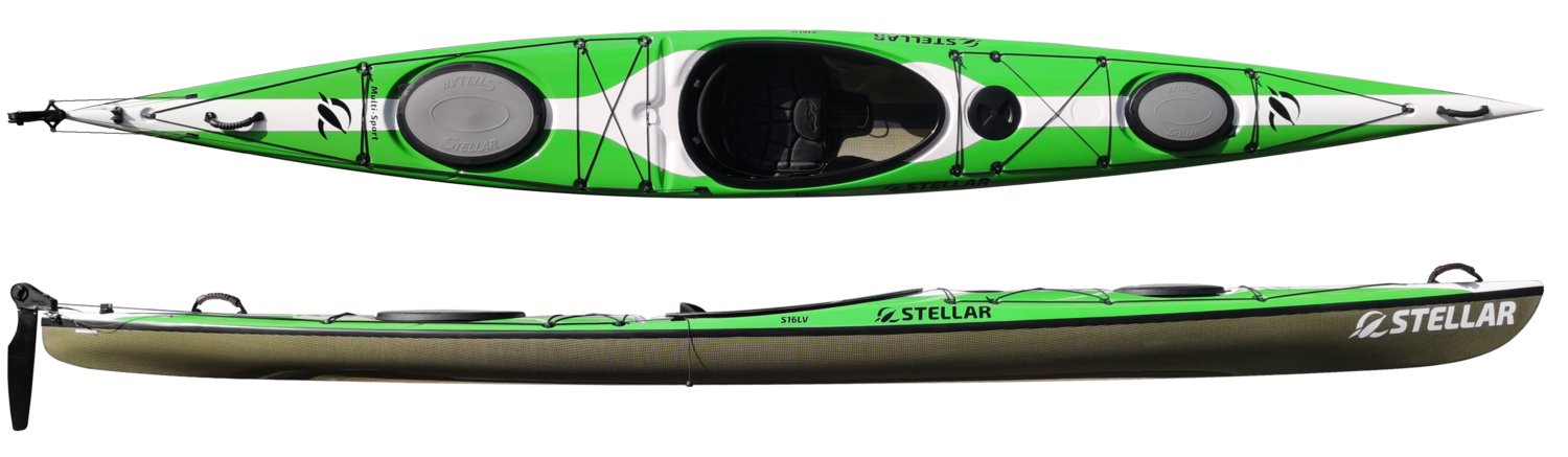 Stellar 16&#39; Touring Kayak (S16 LV) -  Deposit for Custom Order - Advantage /  Multi-Sport / Excel / Alpha