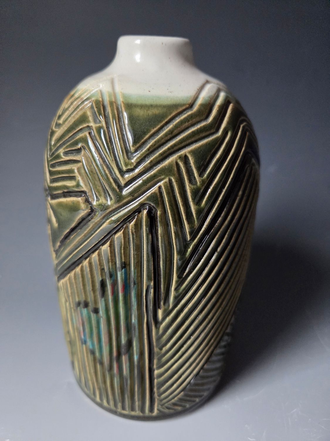 Pathlines Carved Vase - 2014