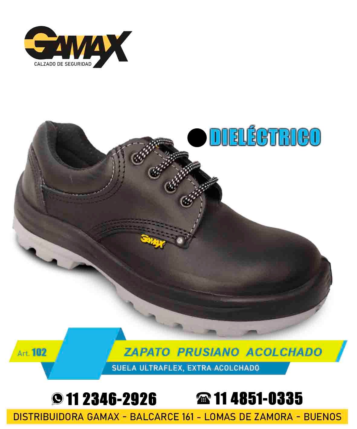 112- ZAPATO PRUSIANO ACOLCHADO/ HOMOLOGADO-PUNTERA PVC✅ INCLUYE ENVIO✅✅