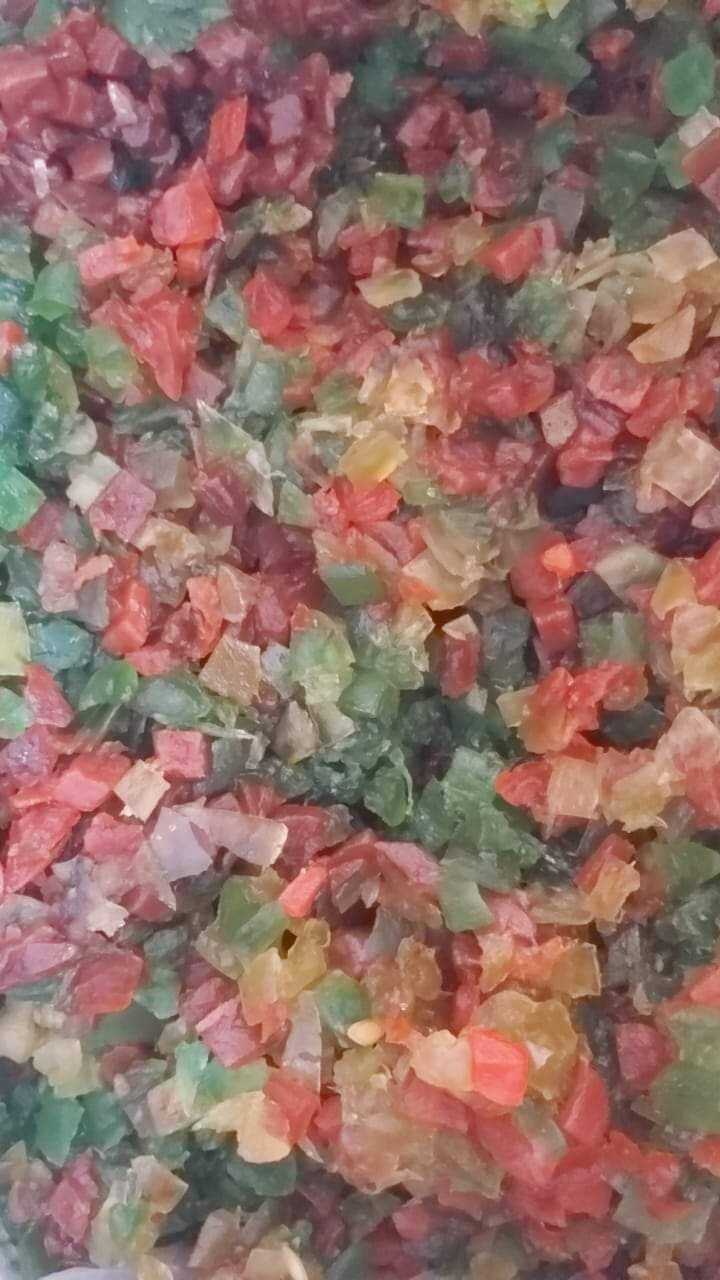Frutas escurridas