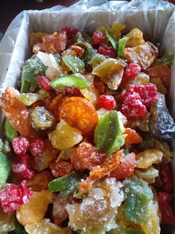 Frutas glaceadas