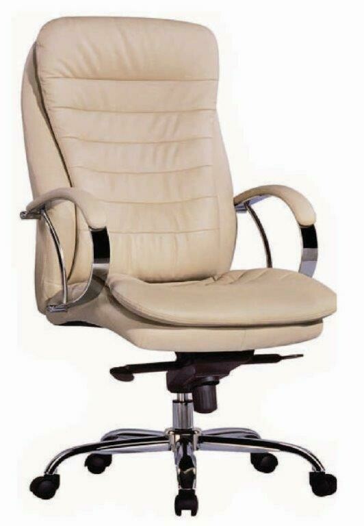 High Leader Chair with wheels (Cream)