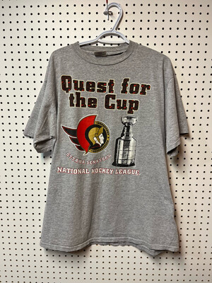 Vintage Ottawa Senators - Quest For The Cup Mens XL Shirt