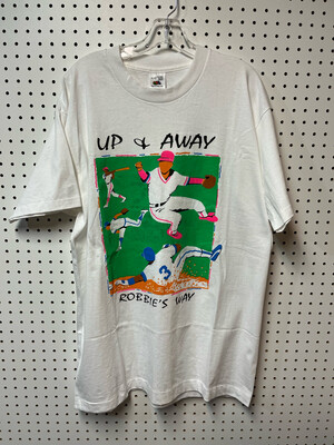 Vintage Neon Baseball Graphic T-Shirt Mens Size XL