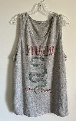 Nirvana Serve The Servents Tank Top Size L
