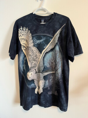 The Mountain Owl Large Graphic Shirt Size L