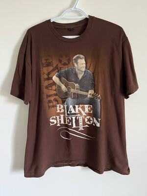 Blake Shelton Brown Shirt Mens Size XL