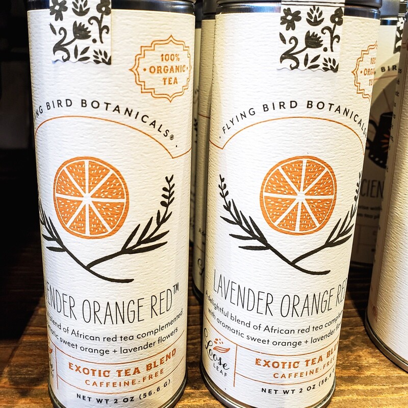 Lavender Orange Red Loose Leaf Tea