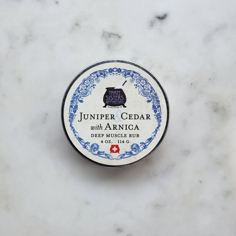 Arnica Muscle Salve: Juniper &amp; Cedar