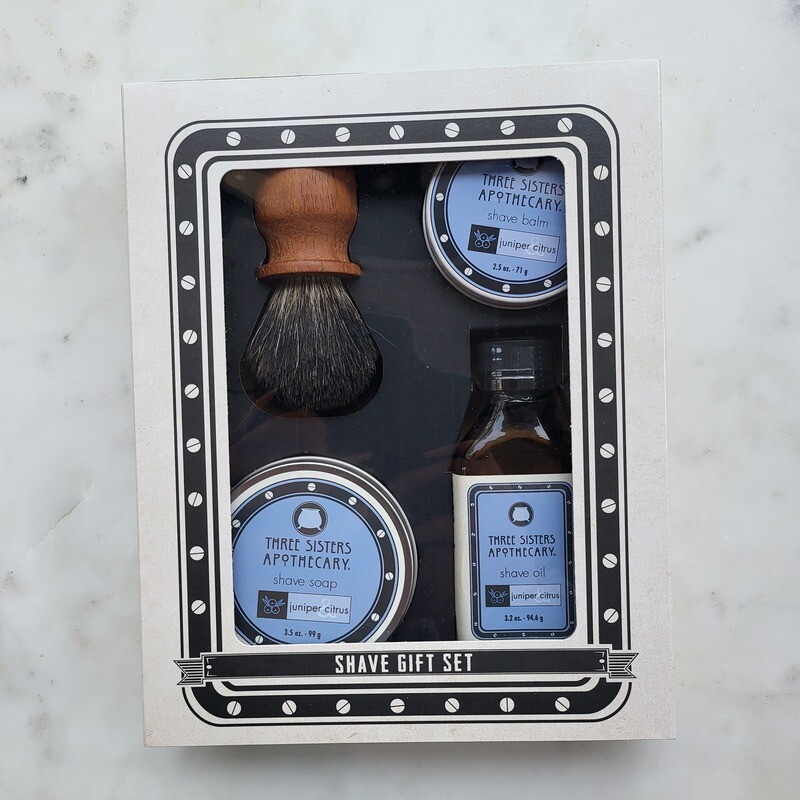 Juniper &amp; Citrus Boxed Gift Set Shave Essentials