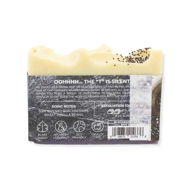 Ahhh-mazing! Bar Soap, Scent Notes: Blackberry Beret