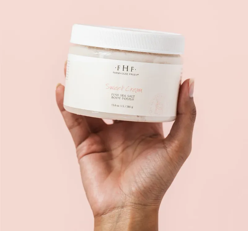 FarmHouse Fresh Body Scrub: Sweet Cream