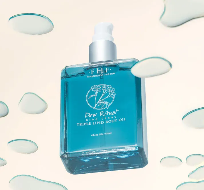 FarmHouse Fresh Body Oil: Dew Ritual™ Blue Tansy