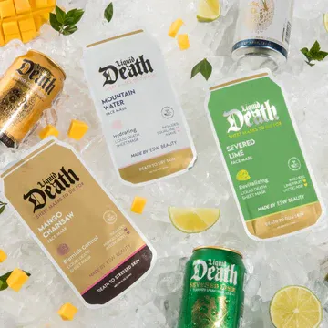Liquid Death Face Mask