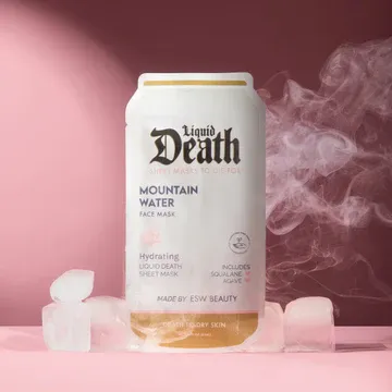 Liquid Death Face Mask