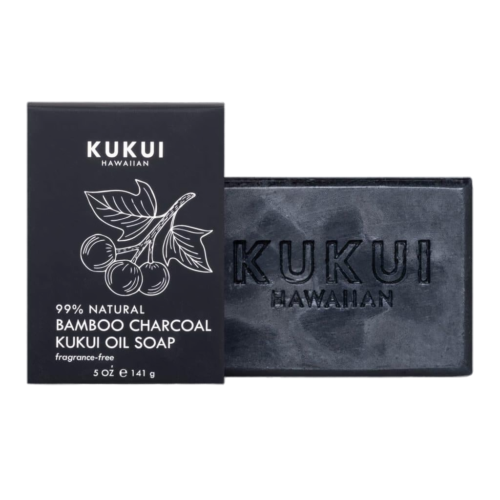 Bamboo Charcoal Kukui Oil Face &amp; Body Soap