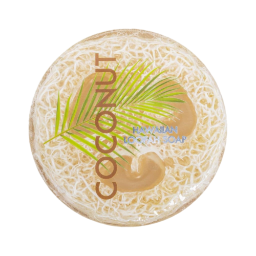 Coconut Loofah Soap w/ Sea Salt &amp; Kukui Oil