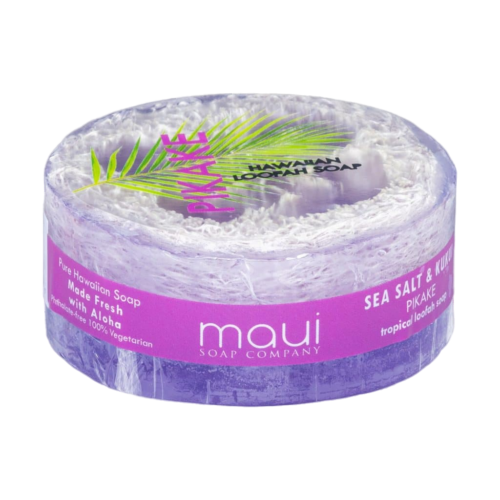 Pikake Loofah Soap w/ Sea Salt &amp; Kukui Oil