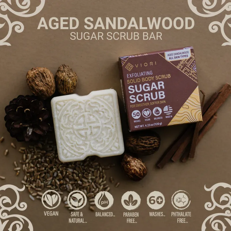 Sandalwood Sugar Scrub Bar