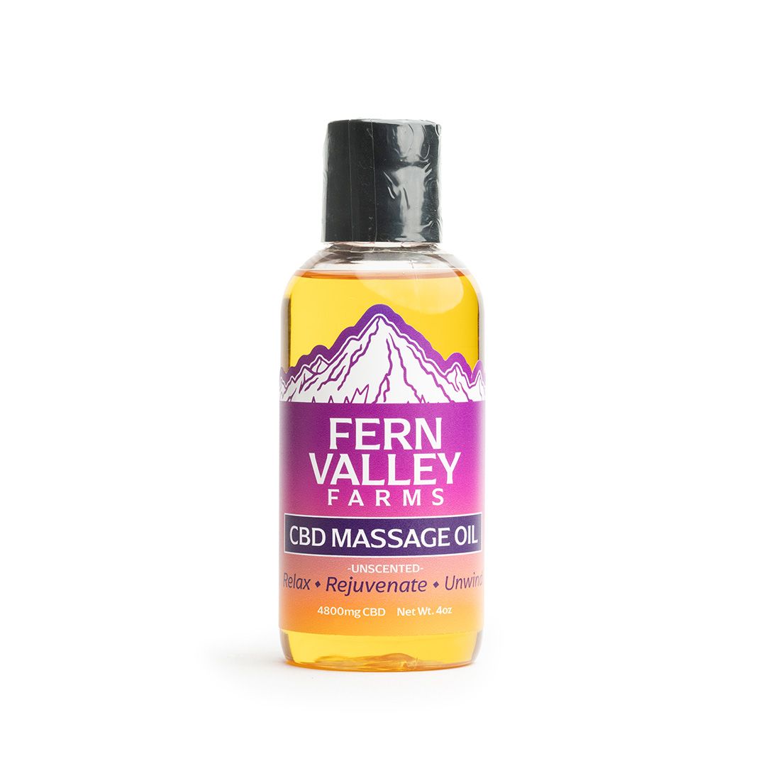 Lavender CBD Massage Oil 4OZ