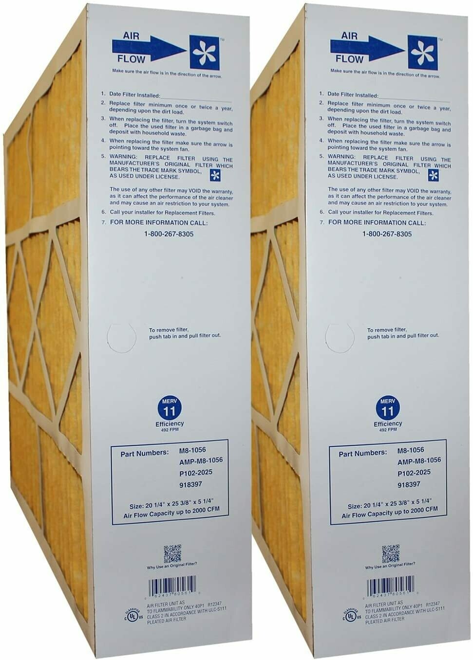 M8-1056 GENUINE MERV 11 M8-1056 GENUINE MERV 11