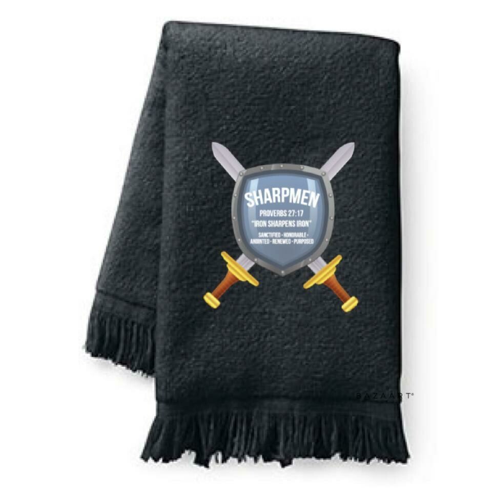 Sharpmen Custom Fringed Towel