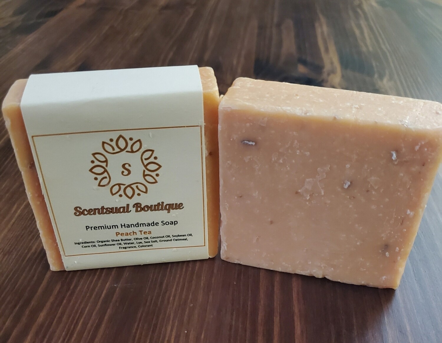 Peach Tea Scrub Premium Bar Soap